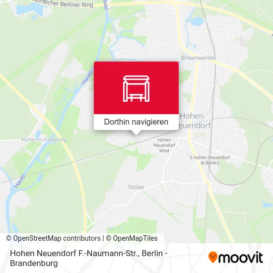 Hohen Neuendorf F.-Naumann-Str. Karte