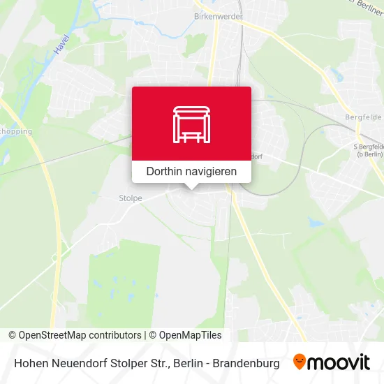 Hohen Neuendorf Stolper Str. Karte