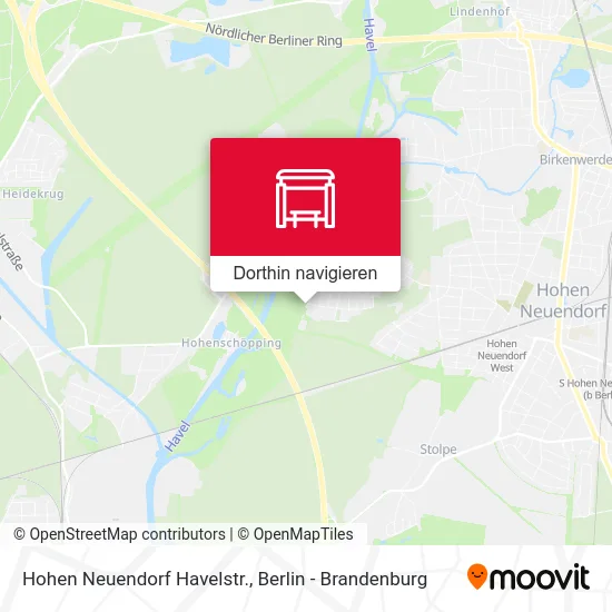 Hohen Neuendorf Havelstr. Karte