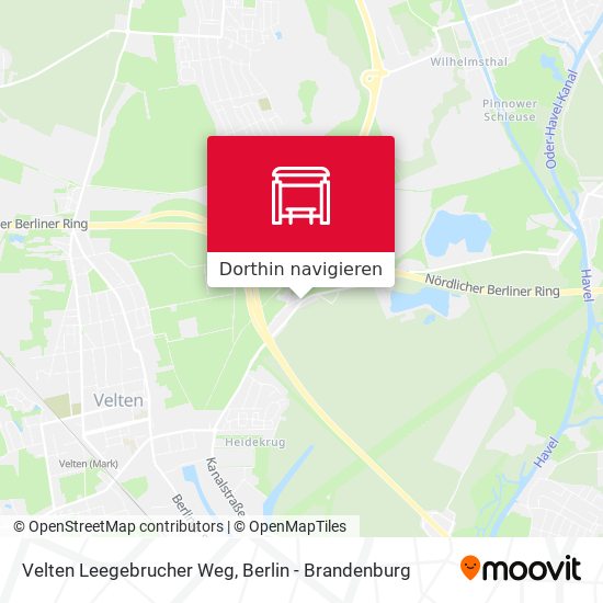 Velten Leegebrucher Weg Karte