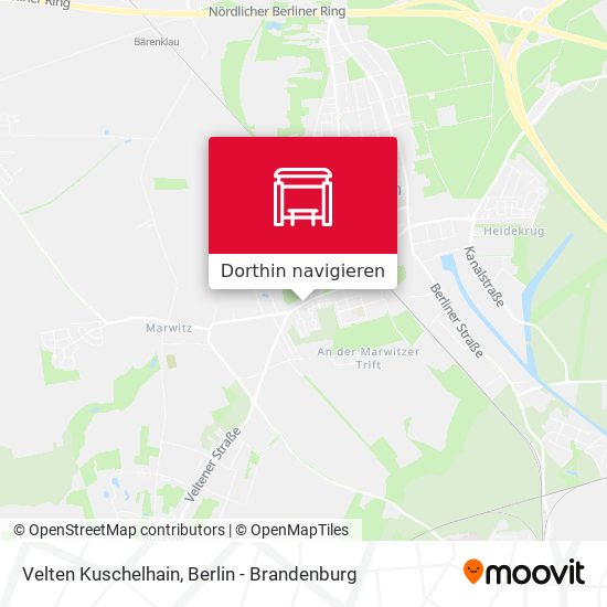 Velten Kuschelhain Karte