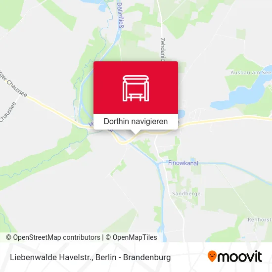 Liebenwalde Havelstr. Karte