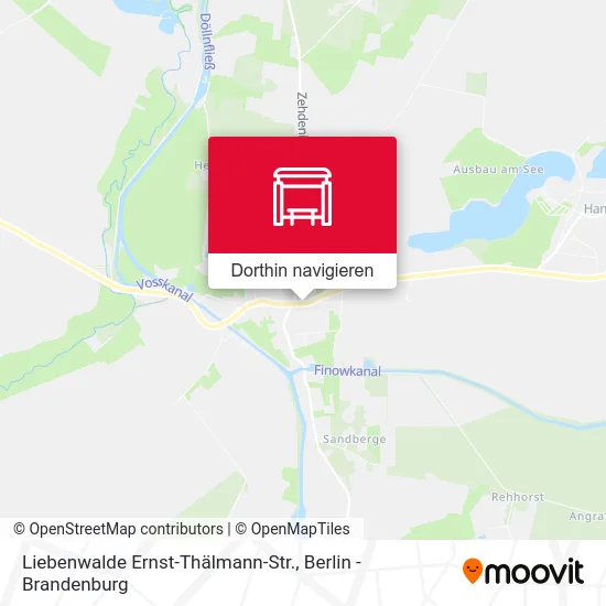 Liebenwalde Ernst-Thälmann-Str. Karte