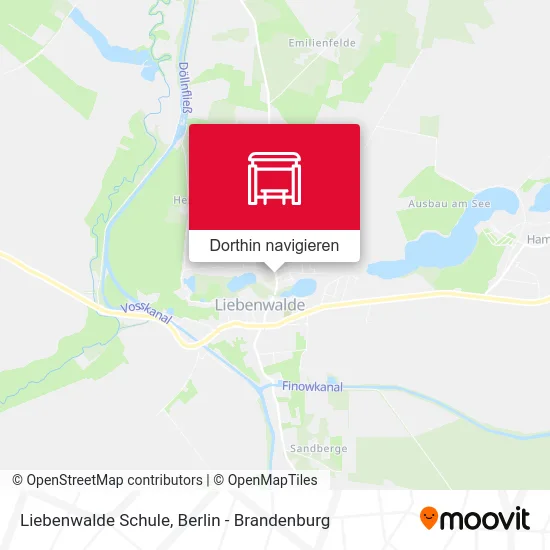Liebenwalde Schule Karte