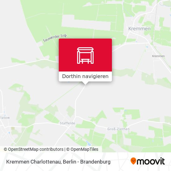 Kremmen Charlottenau Karte