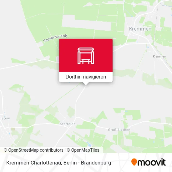 Kremmen Charlottenau Karte