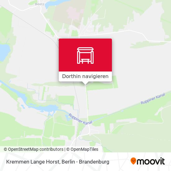 Kremmen Lange Horst Karte