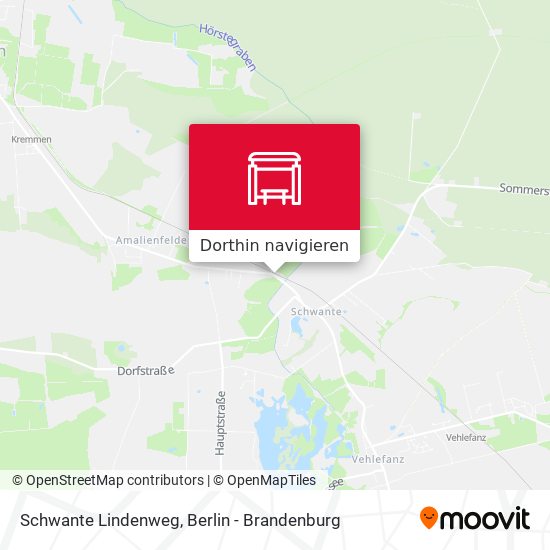 Schwante Lindenweg Karte