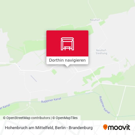 Hohenbruch am Mittelfeld Karte