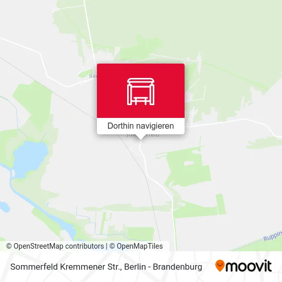 Sommerfeld Kremmener Str. Karte