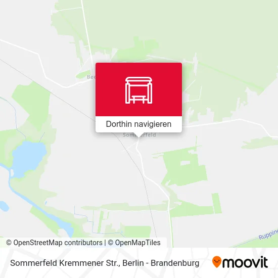 Sommerfeld Kremmener Str. Karte
