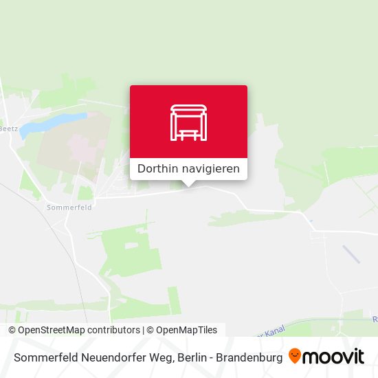 Sommerfeld Neuendorfer Weg Karte