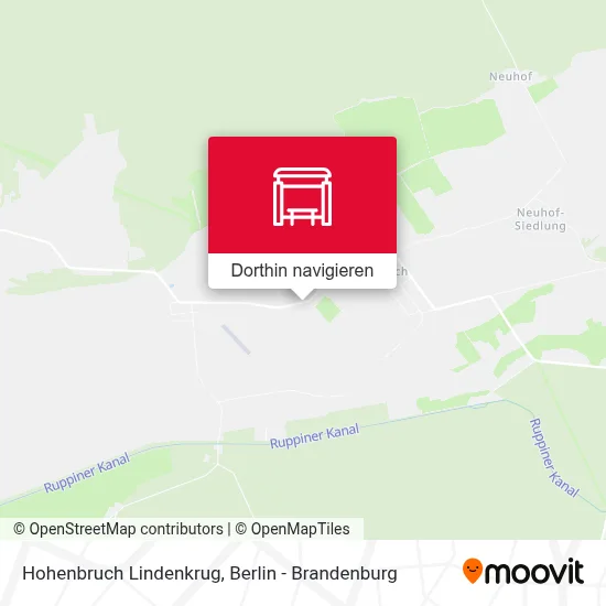 Hohenbruch Lindenkrug Karte