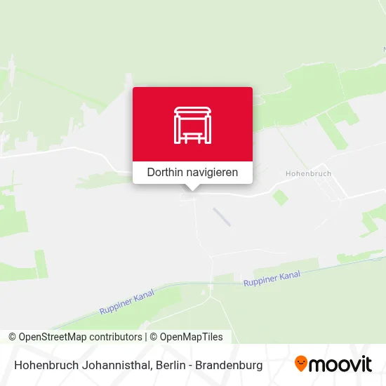 Hohenbruch Johannisthal Karte