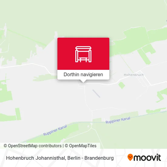 Hohenbruch Johannisthal Karte