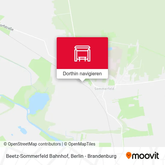 Beetz-Sommerfeld Bahnhof Karte