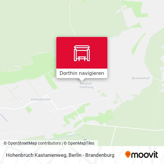 Hohenbruch Kastanienweg Karte