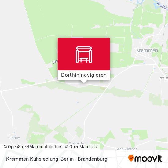 Kremmen Kuhsiedlung Karte