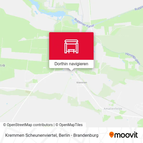 Kremmen Scheunenviertel Karte
