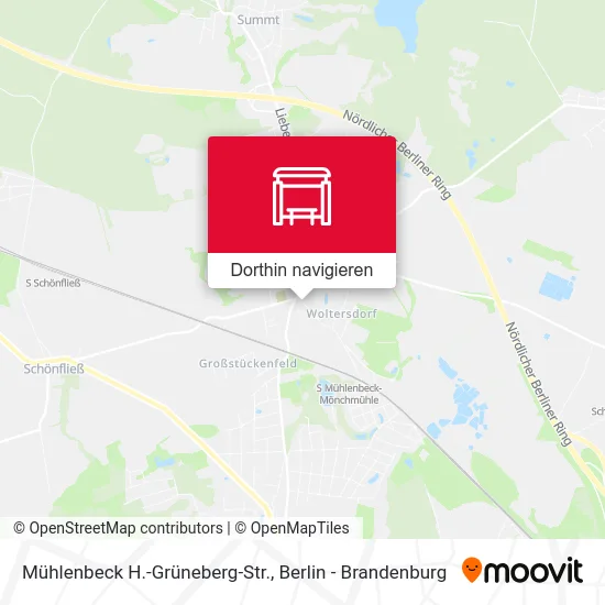 Mühlenbeck H.-Grüneberg-Str. Karte