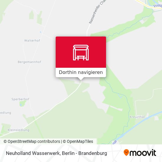 Neuholland Wasserwerk Karte