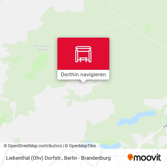 Liebenthal (Ohv) Dorfstr. Karte