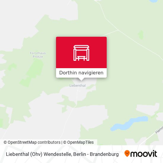Liebenthal (Ohv) Wendestelle Karte