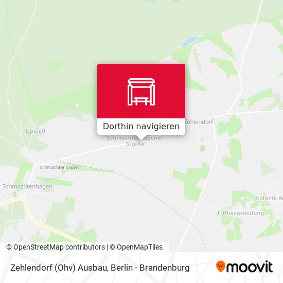 Zehlendorf (Ohv) Ausbau Karte