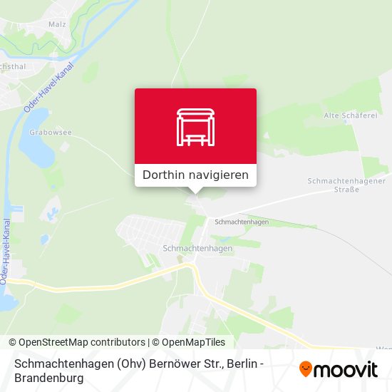 Schmachtenhagen (Ohv) Bernöwer Str. Karte