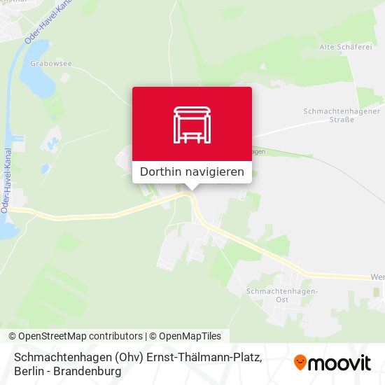 Schmachtenhagen (Ohv) Ernst-Thälmann-Platz Karte