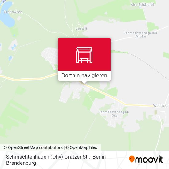 Schmachtenhagen (Ohv) Grätzer Str. Karte