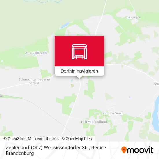 Zehlendorf (Ohv) Wensickendorfer Str. Karte
