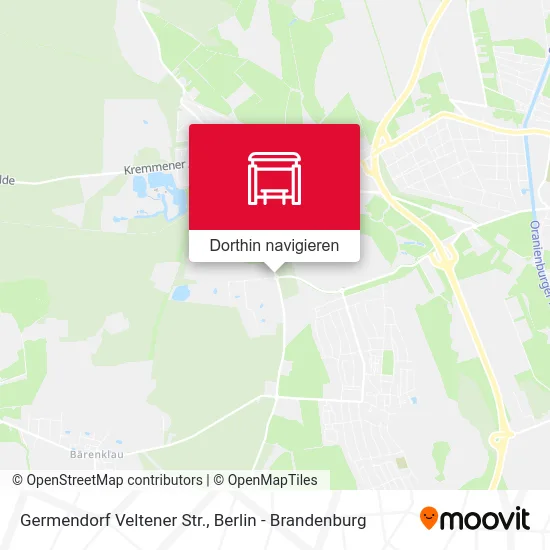 Germendorf Veltener Str. Karte