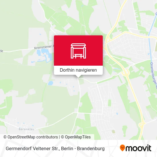 Germendorf Veltener Str. Karte