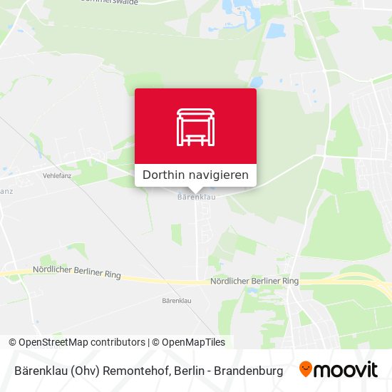 Bärenklau (Ohv) Remontehof Karte