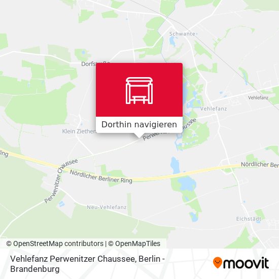 Vehlefanz Perwenitzer Chaussee Karte