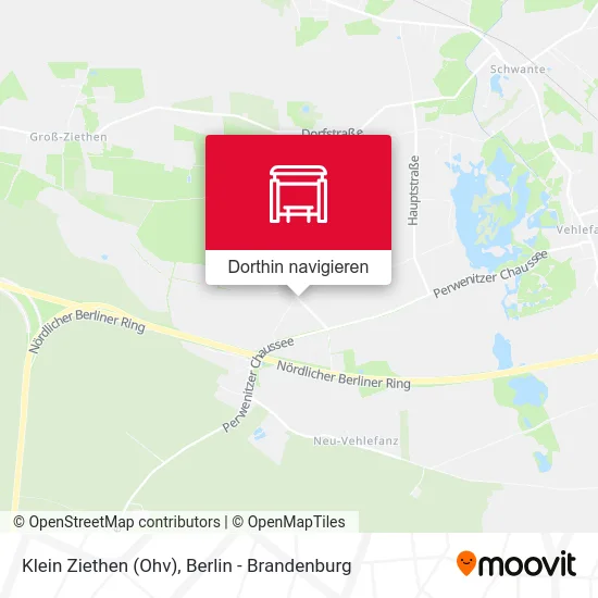 Klein Ziethen (Ohv) Karte