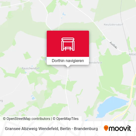 Gransee Abzweig Wendefeld Karte