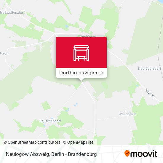 Neulögow Abzweig Karte