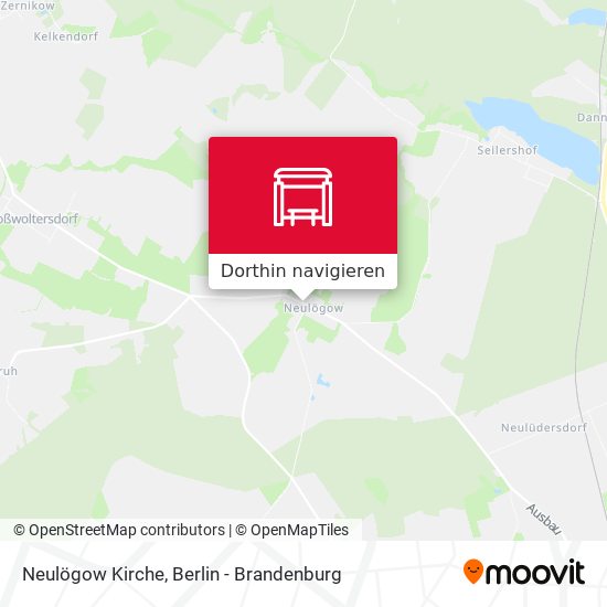 Neulögow Kirche Karte
