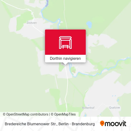 Bredereiche Blumenower Str. Karte