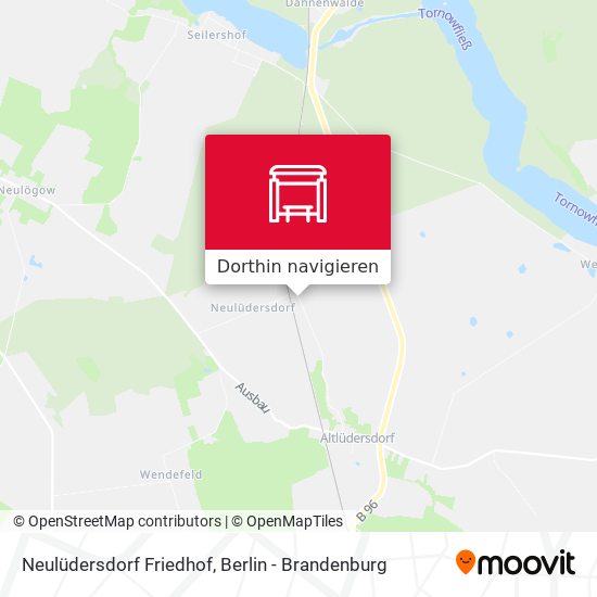 Neulüdersdorf Friedhof Karte