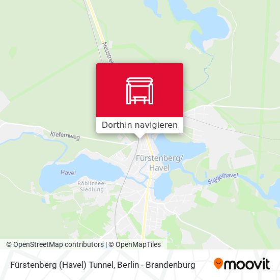 Fürstenberg (Havel) Tunnel Karte