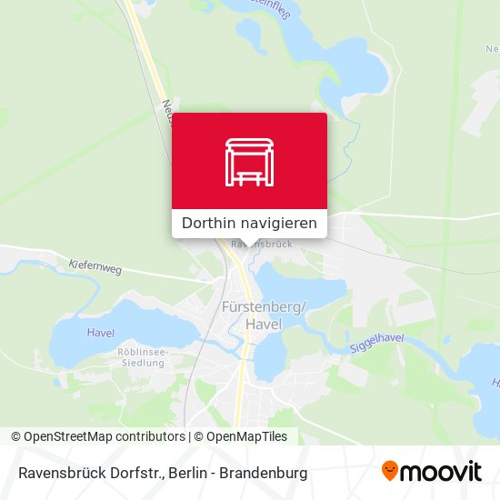 Ravensbrück Dorfstr. Karte