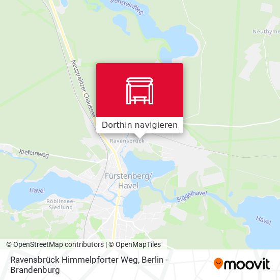 Ravensbrück Himmelpforter Weg Karte