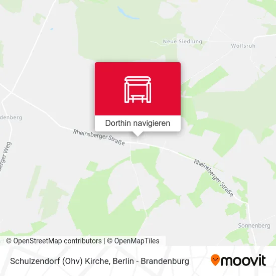 Schulzendorf (Ohv) Kirche Karte