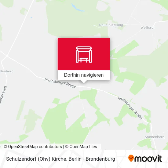 Schulzendorf (Ohv) Kirche Karte