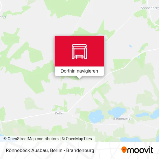 Rönnebeck Ausbau Karte