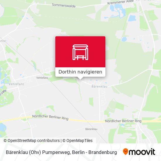 Bärenklau (Ohv) Pumpenweg Karte