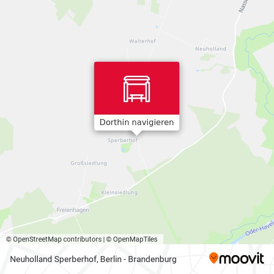 Neuholland Sperberhof Karte